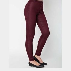American Apparel Easy Jeans - Burgundy (S)